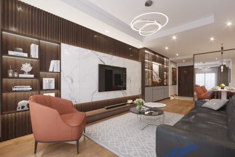 Thiết kế thi công nội thất căn hộ R3 Goldmark city